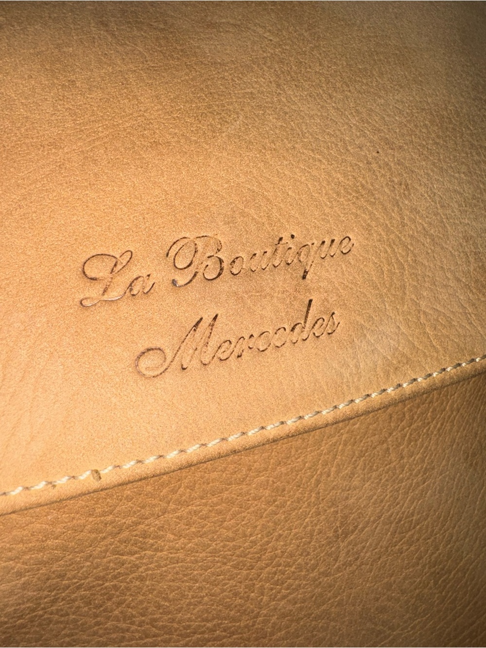 Vintage Longchamp x Mercedes Tan Leather Backpack - Picture 2 of 15